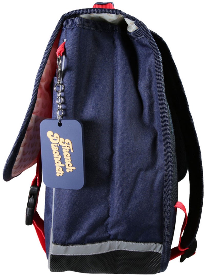 Mochila escolar – french disorder – 38 cm – cmp Rojo - Kiabi