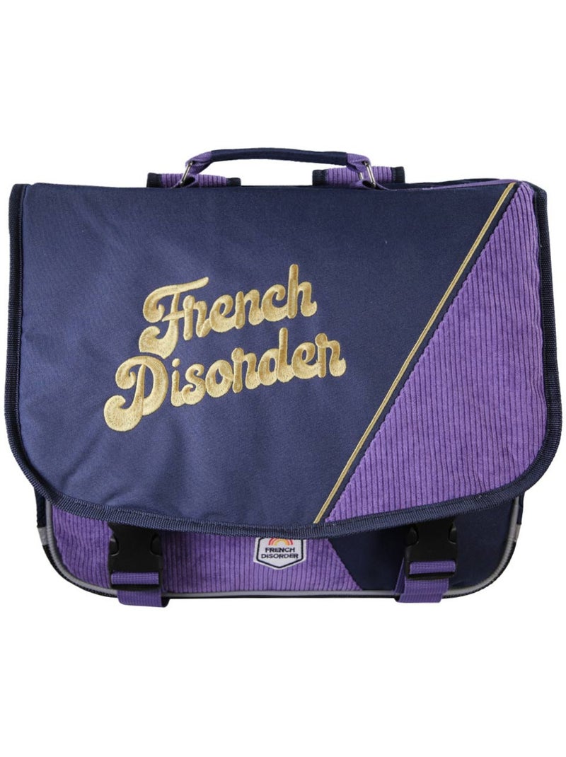 Mochila escolar – french disorder – 38 cm – cmp Violeta - Kiabi