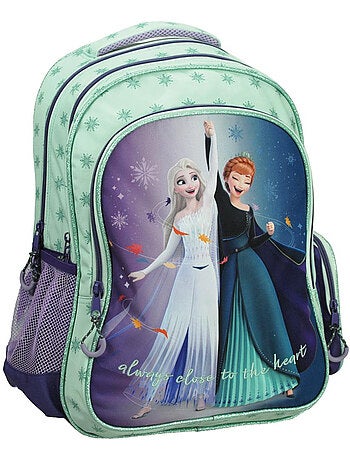 Mochila escolar gim frozen estampada de tejido sintético
