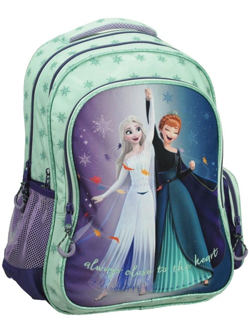 Mochila escolar gim frozen estampada de tejido sintético - Kiabi