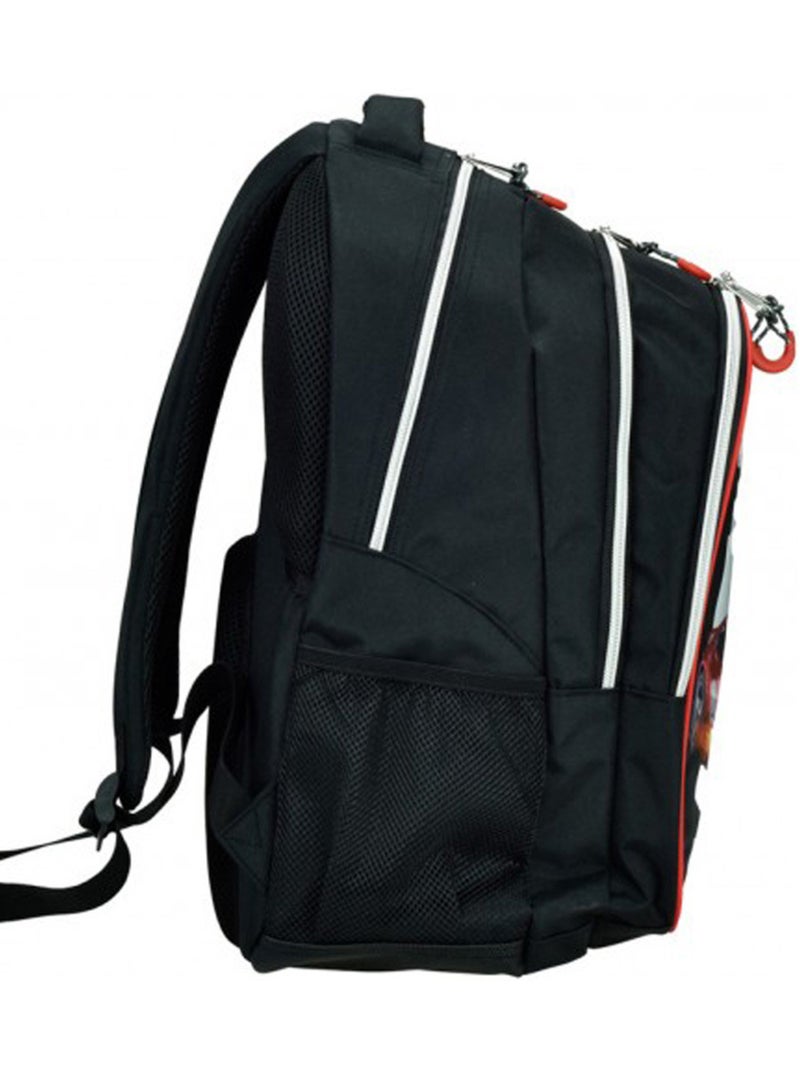 Mochila escolar hot wheels no limits estampada 43 cm Negro Rojo Blanco - Kiabi
