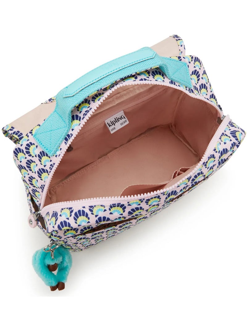 Mochila escolar infantil kipling codie s coquillages 30 cm Azul Rosa - Kiabi