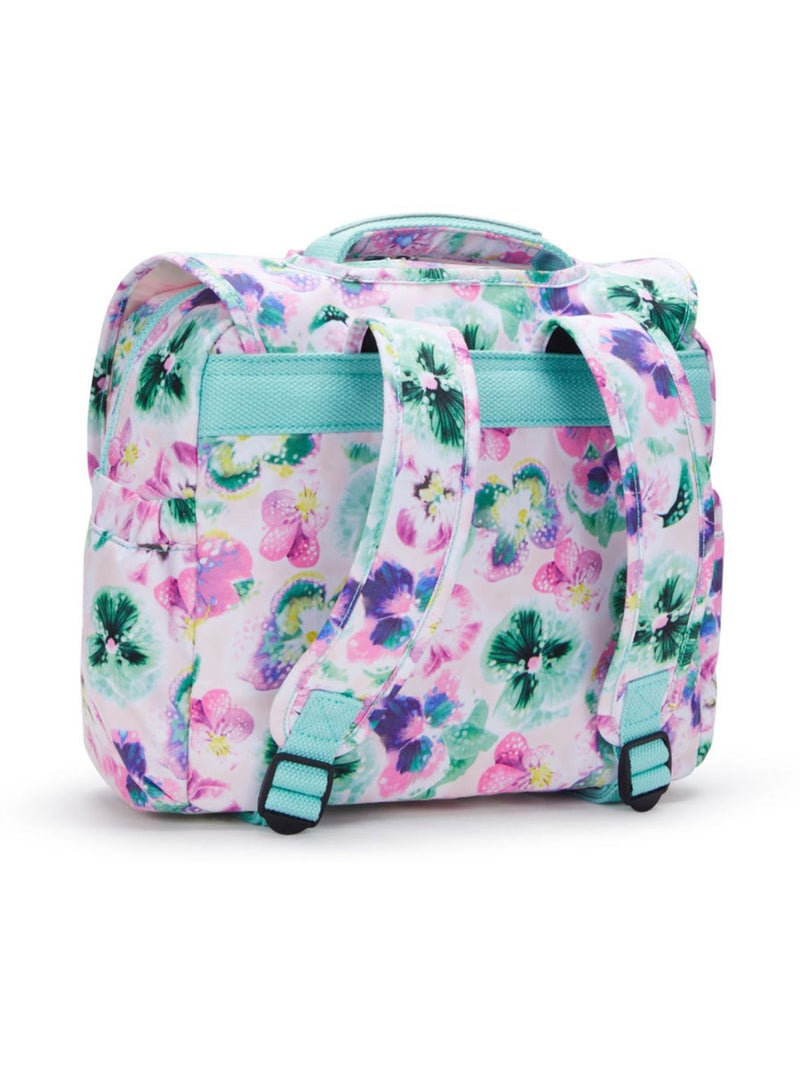Mochila escolar infantil kipling codie s fleurs d'eau 30 cm - calidad premium Blanco Verde - Kiabi