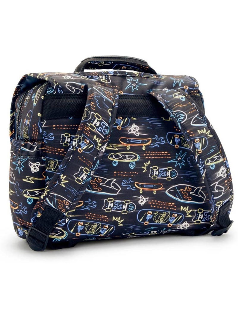 Mochila escolar infantil kipling codie s neon skate 30 cm Negro Naranja Azul - Kiabi