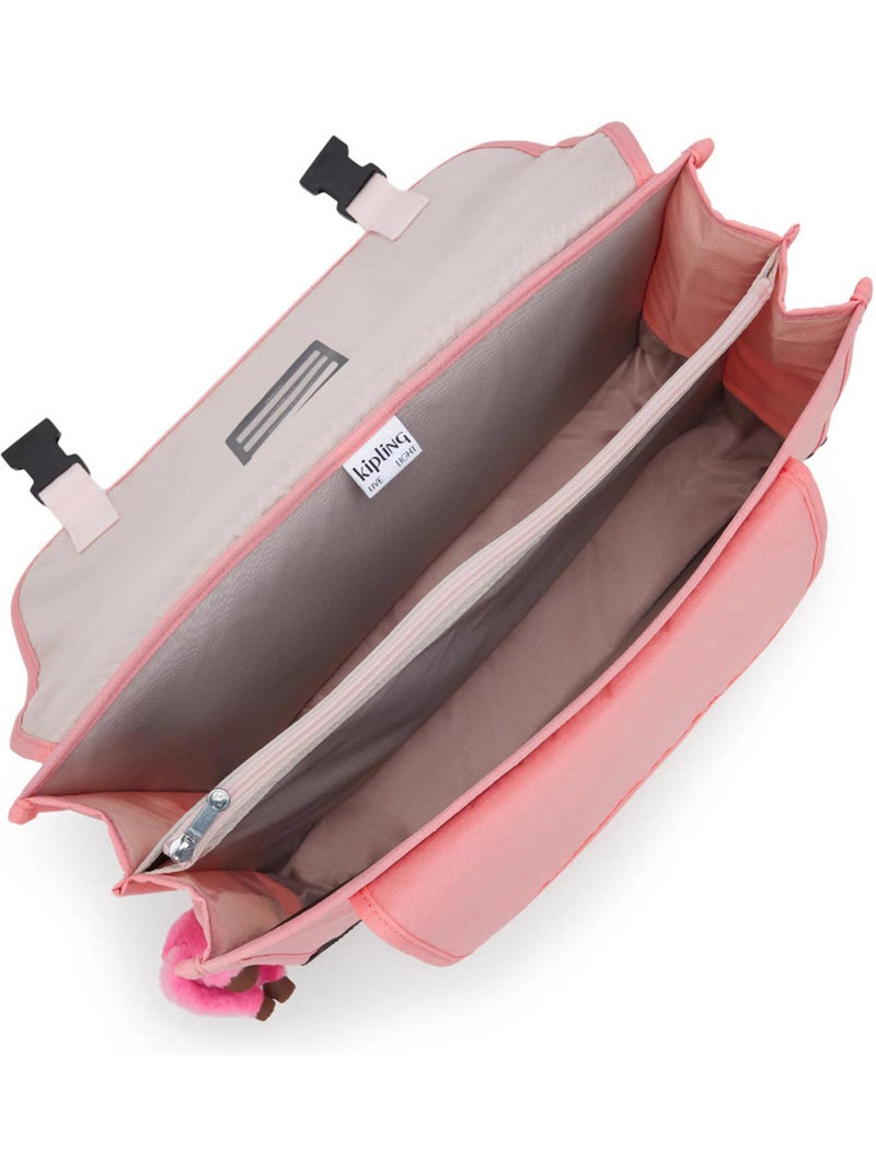 Mochila escolar infantil kipling preppy coral sea 41 cm - calidad premium Coral - Kiabi