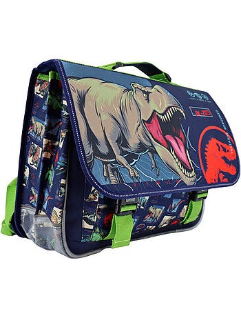 Mochila escolar jurassic world de poliéster con estampado de dinosaurios