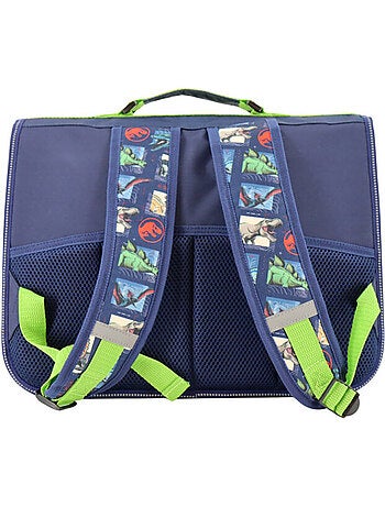 Mochila escolar jurassic world de poliéster con estampado de dinosaurios