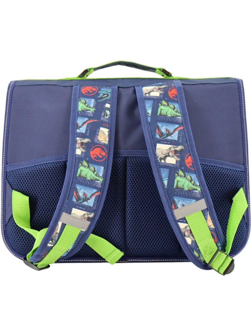 Mochila escolar jurassic world de poliéster con estampado de dinosaurios Azul Azul cielo Blanco - Kiabi