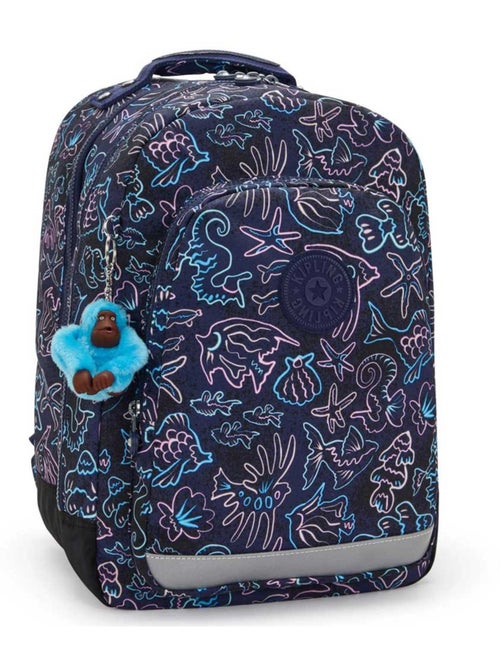 Mochila escolar kipling class room poliéster motivo disco fish - Kiabi Mochila escolar kipling class room poliéster motivo disco fish - Kiabi