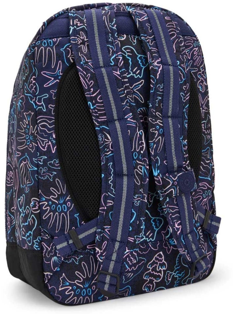 Mochila escolar kipling class room poliéster motivo disco fish Azul Rosa Azul - Kiabi