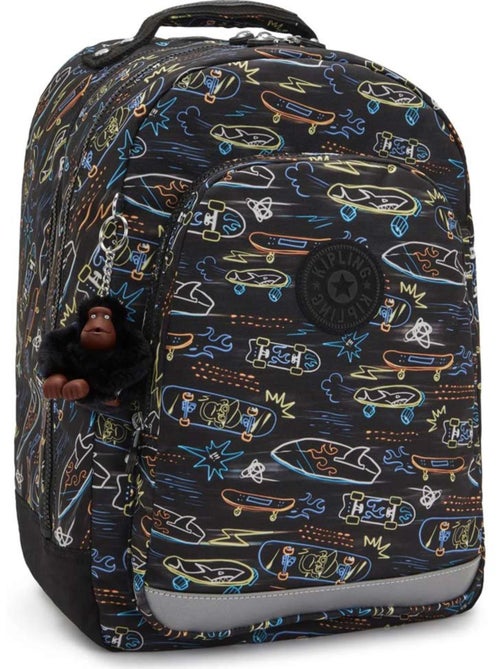 Mochila escolar kipling class room poliéster motivo neon skate - Kiabi Mochila escolar kipling class room poliéster motivo neon skate - Kiabi