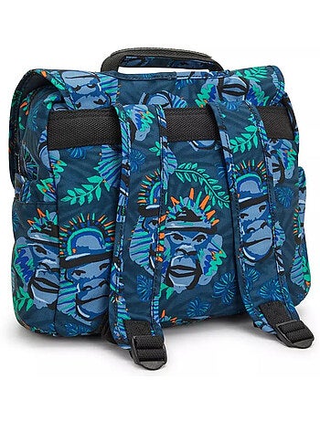 Mochila escolar kipling codie s con monos 30x25x12 cm
