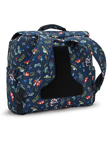 Mochila escolar kipling de poliéster con estampado de unicornio