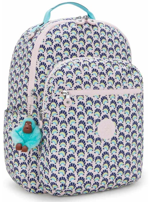 Mochila escolar kipling seoul coquillage con compartimento para ordenador - 44 cm - Kiabi