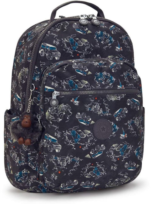 Mochila escolar kipling seoul de tejido sintético estampado - Kiabi Mochila escolar kipling seoul de tejido sintético estampado - Kiabi