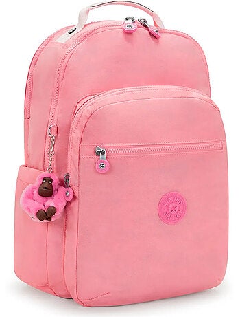 Mochila escolar kipling seoul lap coral sea 44 cm - con bolsillo protector para ordenador
