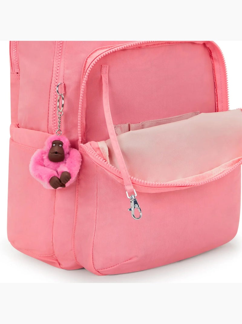 Mochila escolar kipling seoul lap coral sea 44 cm - con bolsillo protector para ordenador Coral - Kiabi
