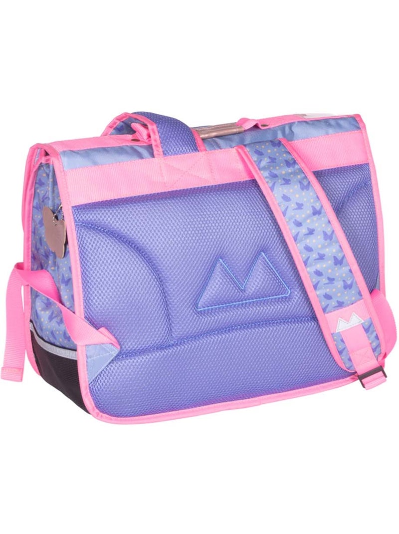 Mochila escolar – liberty 38 cm – poids plume Azul lavanda - Kiabi