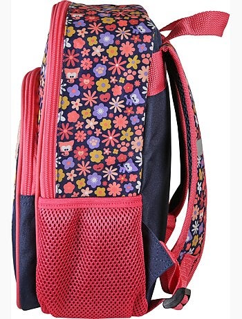 Mochila escolar mini niña 1 compartimento CHACHA azul rosa