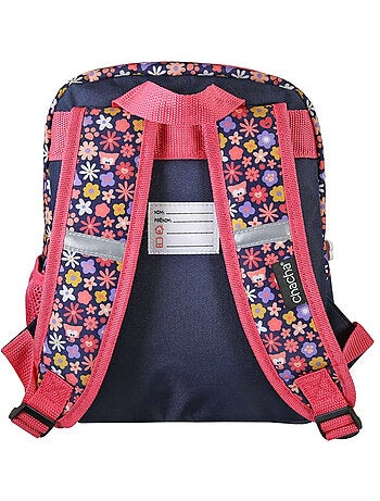 Mochila escolar mini niña 1 compartimento CHACHA azul rosa