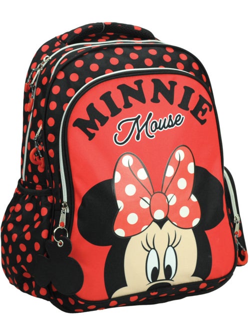 Mochila escolar minnie de poliéster con lunares - Kiabi Mochila escolar minnie de poliéster con lunares - Kiabi