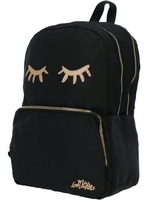 Mochila escolar miss lemonade cmp mate con aplique de purpurina - Kiabi Mochila escolar miss lemonade cmp mate con aplique de purpurina - Kiabi