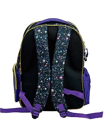 Mochila escolar monster high con estampado galaxia 2 compartimentos