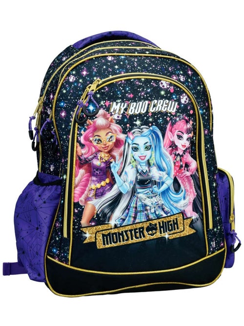 Mochila escolar monster high con estampado galaxia 2 compartimentos - Kiabi Mochila escolar monster high con estampado galaxia 2 compartimentos - Kiabi
