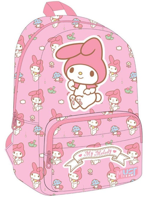 Mochila escolar my melody 22 l 41x29x17 cm 2 bolsillos con cremallera – must diakakis - Kiabi