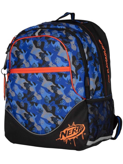 Mochila escolar nerf playground de poliéster con camuflaje - Kiabi Mochila escolar nerf playground de poliéster con camuflaje - Kiabi