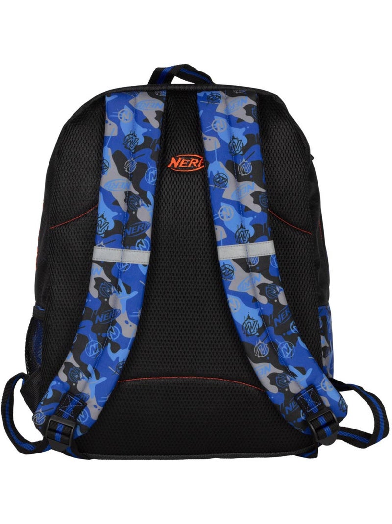 Mochila escolar nerf playground de poliéster con camuflaje Multicolor - Kiabi