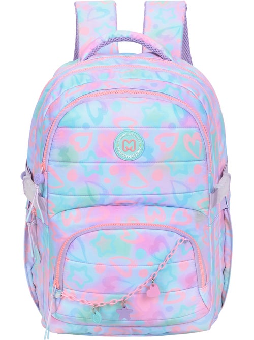 Mochila escolar niña 2 compartimentos MARSHMALLOW Funny Love rosa - Kiabi Mochila escolar niña 2 compartimentos MARSHMALLOW Funny Love rosa - Kiabi