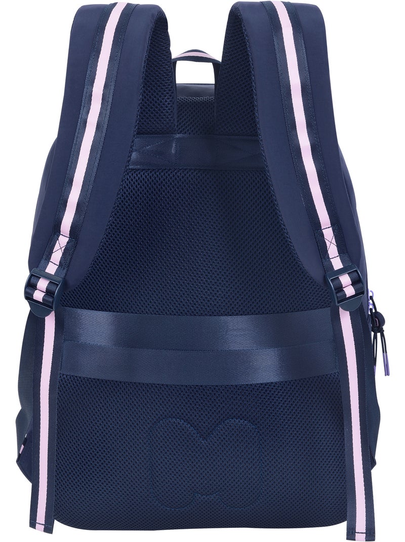 Mochila escolar niña 2 compartimentos MARSHMALLOW Glimmed azul noche Azul noche - Kiabi