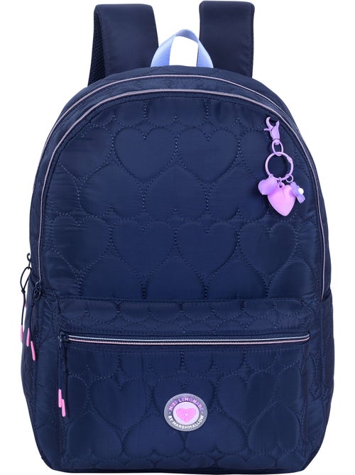 Mochila escolar niña 2 compartimentos MARSHMALLOW Heartsy negro - Kiabi Mochila escolar niña 2 compartimentos MARSHMALLOW Heartsy negro - Kiabi