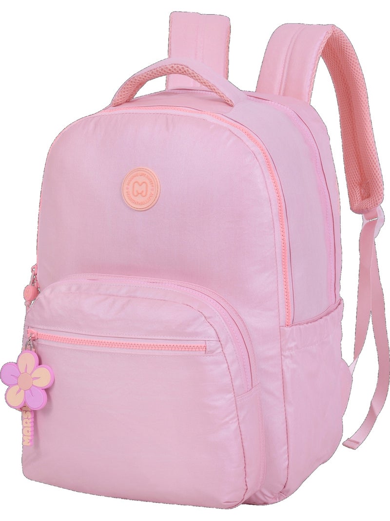 Mochila escolar niña 2 compartimentos MARSHMALLOW Platinum rosa irisado Rosa - Kiabi