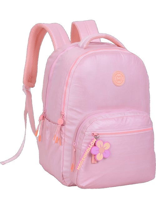 Mochila escolar niña 2 compartimentos MARSHMALLOW Platinum rosa irisado - Kiabi Mochila escolar niña 2 compartimentos MARSHMALLOW Platinum rosa irisado - Kiabi