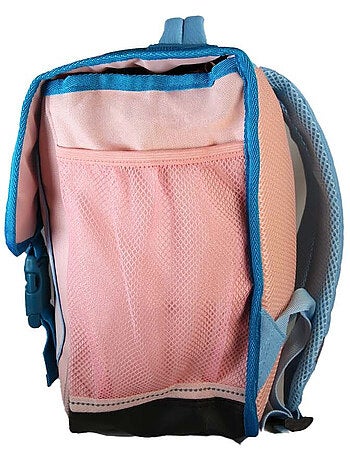Mochila escolar niña Cybel Unicornio 38 cm azul y rosa 2 compartimentos