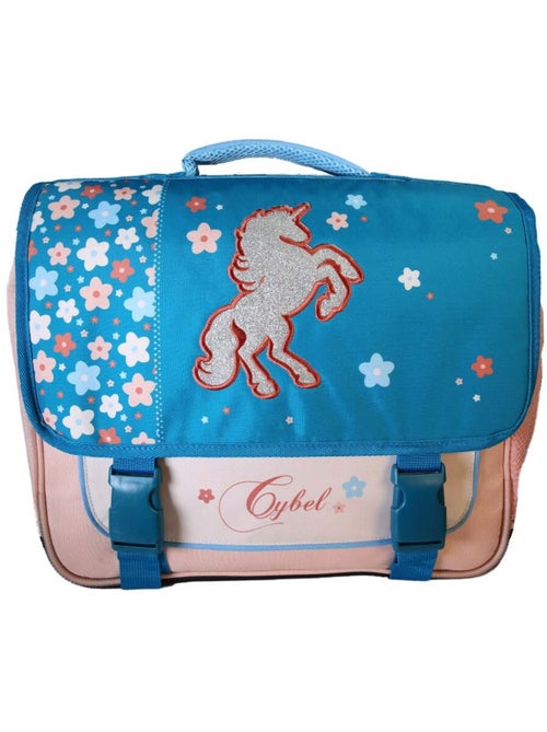 Mochila escolar niña Cybel Unicornio 38 cm azul y rosa 2 compartimentos - Kiabi Mochila escolar niña Cybel Unicornio 38 cm azul y rosa 2 compartimentos - Kiabi