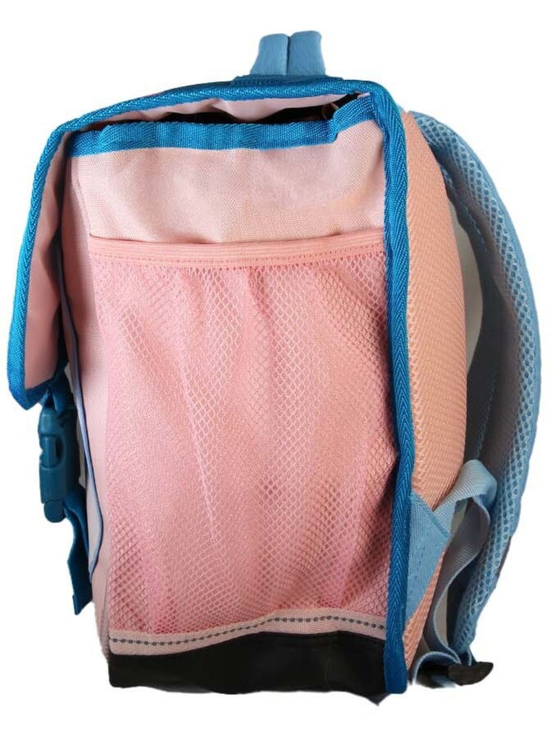 Mochila escolar niña Cybel Unicornio 38 cm azul y rosa 2 compartimentos Multicolor - Kiabi