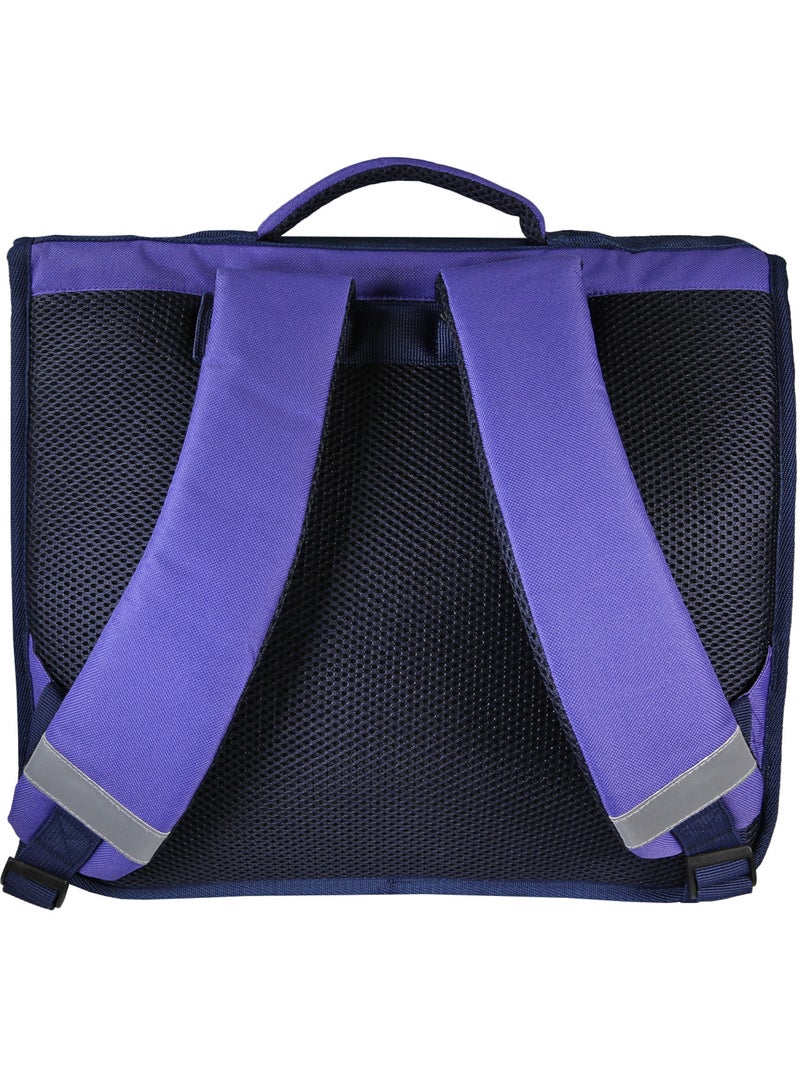 Mochila escolar niña Cybel Unicornio 38 cm violeta 2 compartimentos Azul marino - Kiabi