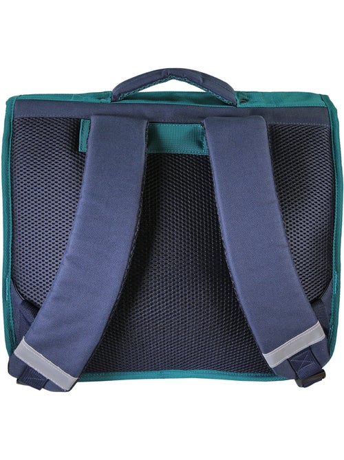 Mochila escolar niña Lili Lou 38 cm beige y azul 2 compartimentos - Kiabi Mochila escolar niña Lili Lou 38 cm beige y azul 2 compartimentos - Kiabi