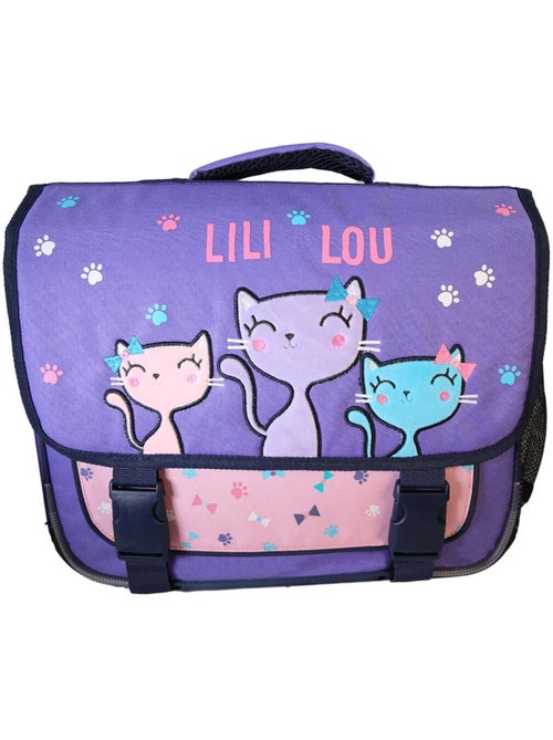 Mochila escolar niña Lili Lou 38 cm violeta 2 compartimentos - Kiabi Mochila escolar niña Lili Lou 38 cm violeta 2 compartimentos - Kiabi