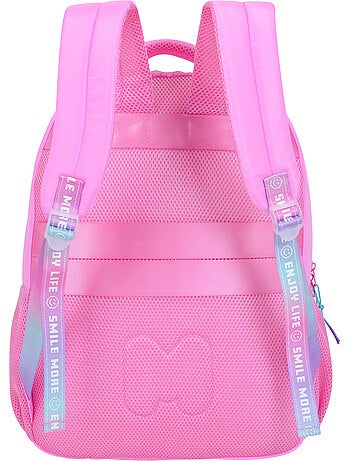 Mochila escolar niña Marshmallow Blush 2 compartimentos rosa
