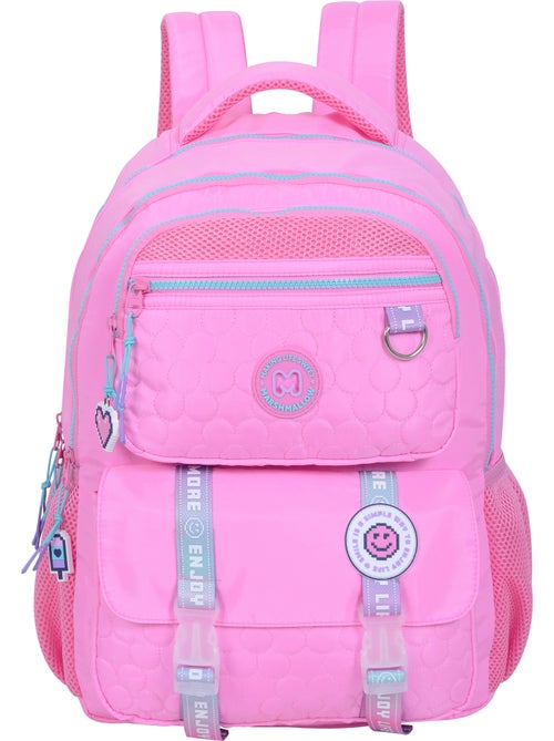 Mochila escolar niña Marshmallow Blush 2 compartimentos rosa - Kiabi Mochila escolar niña Marshmallow Blush 2 compartimentos rosa - Kiabi
