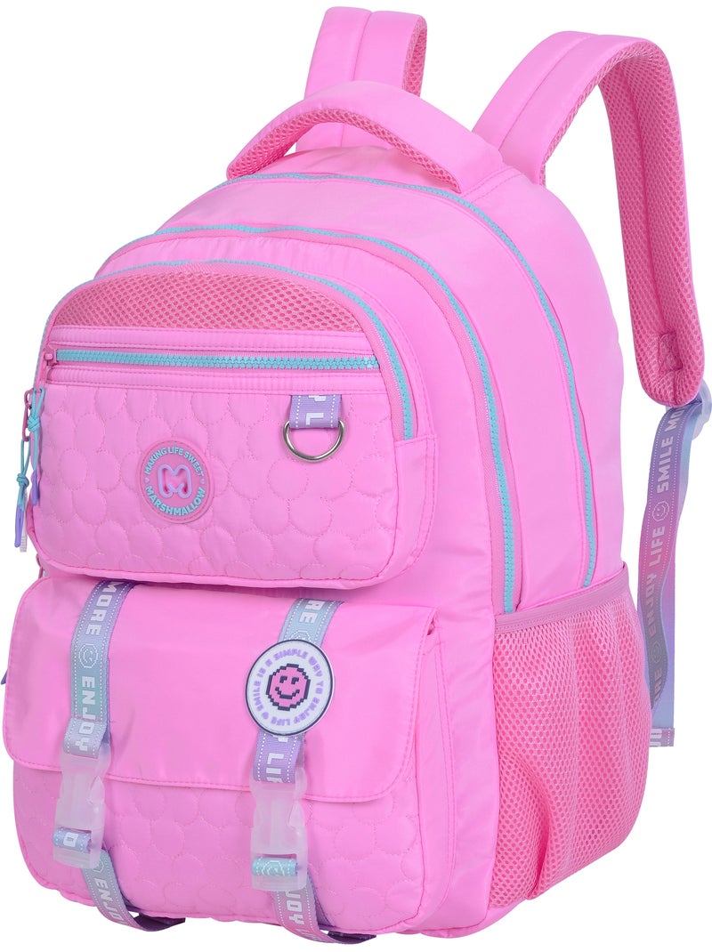 Mochila escolar niña Marshmallow Blush 2 compartimentos rosa Rosa - Kiabi