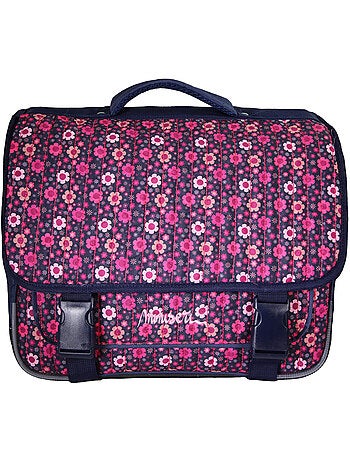 Mochila escolar niña Miniseri 38 cm violeta 2 compartimentos