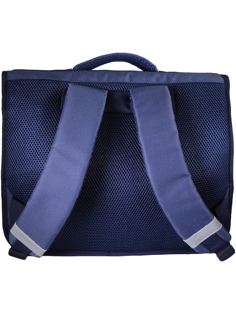 Mochila escolar niña Miniseri 38 cm violeta 2 compartimentos Azul marino - Kiabi