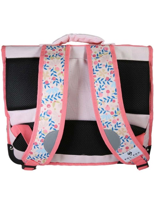 Mochila escolar niña POL FOX HAPPY BLUSH 38 cm reversible 2 compartimentos rosa motivo flor - Kiabi Mochila escolar niña POL FOX HAPPY BLUSH 38 cm reversible 2 compartimentos rosa motivo flor - Kiabi