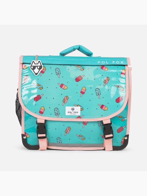 Mochila escolar niña POL FOX ICE POP 38 cm reversible 2 compartimentos rosa y azul motivo helado - Kiabi Mochila escolar niña POL FOX ICE POP 38 cm reversible 2 compartimentos rosa y azul motivo helado - Kiabi