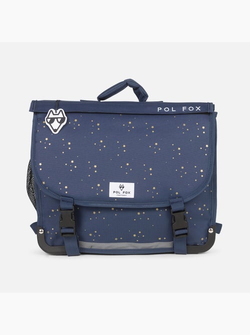 Mochila escolar niña POL FOX STAR BLUE 41 cm reversible 2 compartimentos azul marino motivo estrella - Kiabi Mochila escolar niña POL FOX STAR BLUE 41 cm reversible 2 compartimentos azul marino motivo estrella - Kiabi